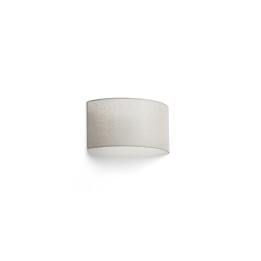 Faro OTTON R Lámpara aplique lino redondo horizontal 2L