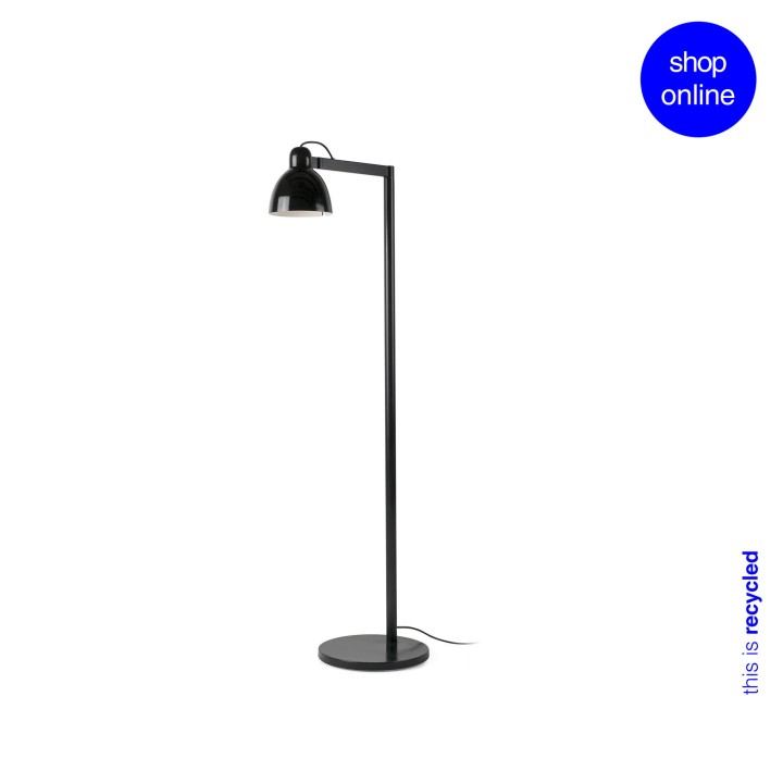 Faro VENICE Lámpara pie de salón negra