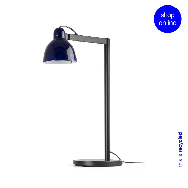 Faro VENICE Lámpara sobremesa azul cobalto