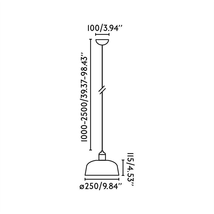 Faro TATAWIN M Lámpara colgante blanco