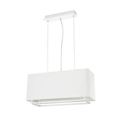 Lámparas Colgantes Faro VESPER COLGANTE BLANCO 60 CM 2XE27 20W