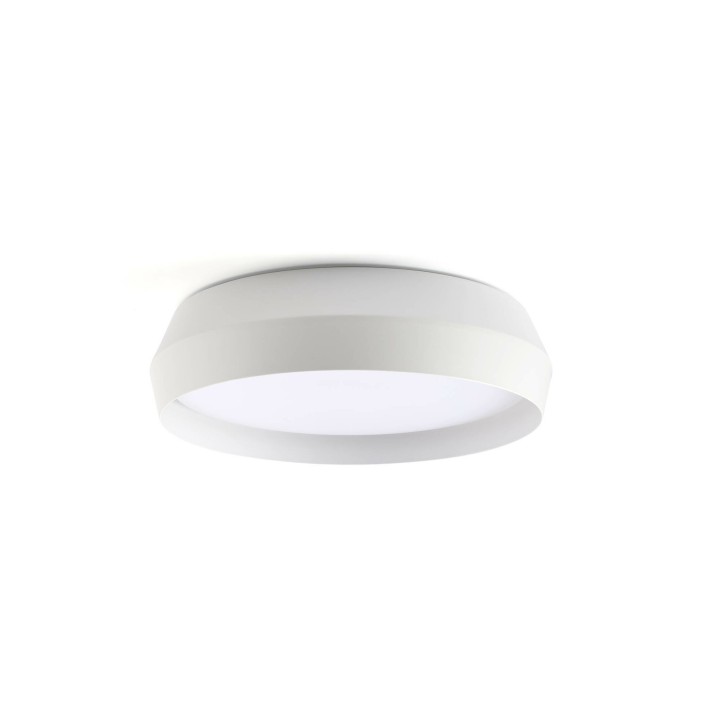 Faro SHOKU 350 Lámpara aplique/plafón blanca/blanca