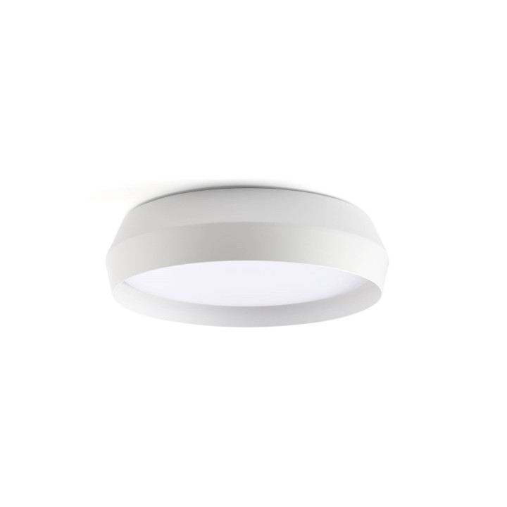 Faro SHOKU 350 Lámpara aplique/plafón blanca/blanca