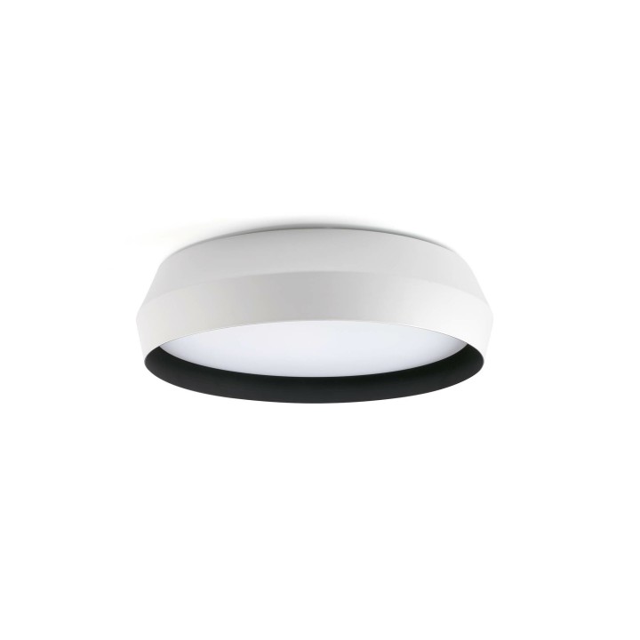 Faro SHOKU 350 Lámpara aplique/plafón blanca/negra
