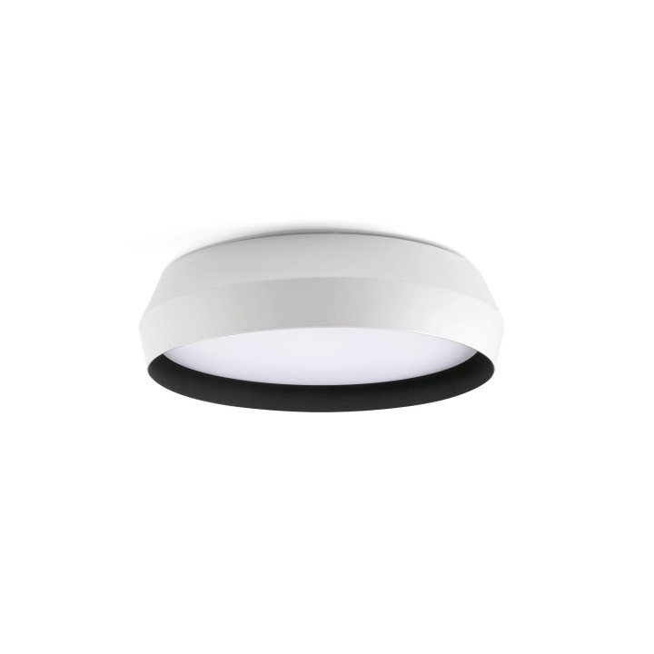 Faro SHOKU 350 Lámpara aplique/plafón blanca/negra