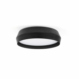 Faro SHOKU 350 Lámpara aplique/plafón negra/negra