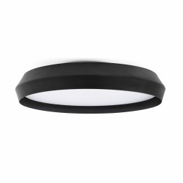 Faro SHOKU 600 Lámpara aplique/plafón negra/negra