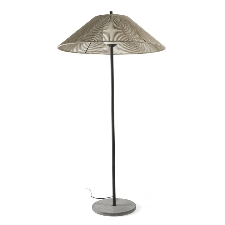 Faro SAIGON OUT C100 Lámpara de pie gris/beige 2M