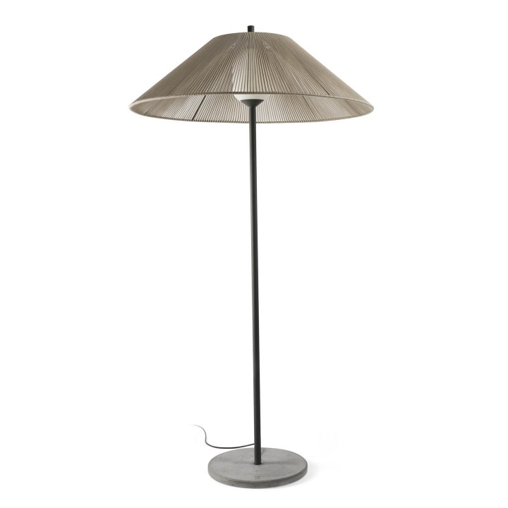 Faro SAIGON OUT C100 Lámpara de pie gris/beige 2M
