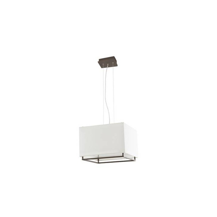 Lámparas Colgantes Faro VESPER COLGANTE MARRON 40 CM 3XE27 20W