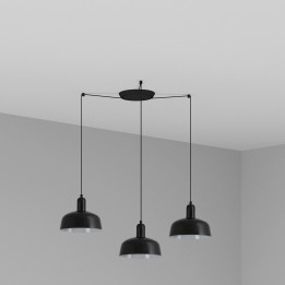 Faro TATAWIN S 3L Lámpara colgante negro