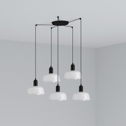 Faro TATAWIN S 5L Lámpara colgante blanco