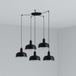 Faro TATAWIN S 5L Lámpara colgante negro
