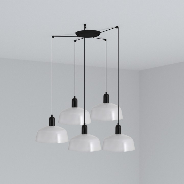 Faro TATAWIN M 5L Lámpara colgante blanco