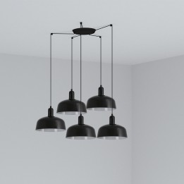 Faro TATAWIN M 5L Lámpara colgante negro