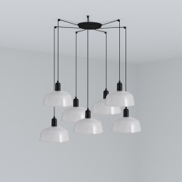 Faro TATAWIN M 7L Lámpara colgante blanco