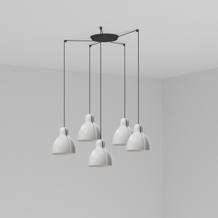 Faro VENICE 5L Lámpara colgante blanca