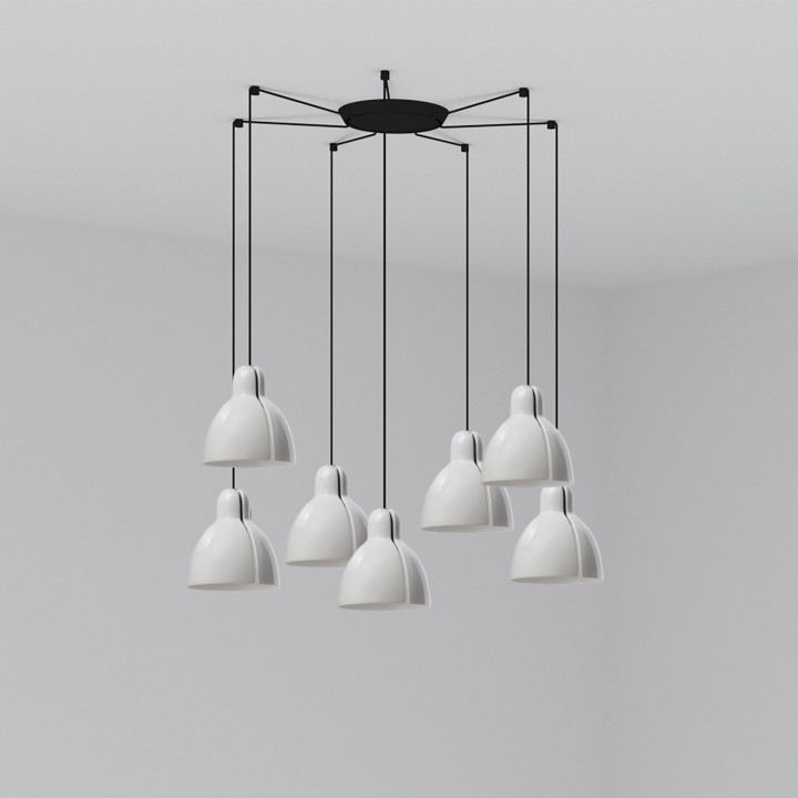 Faro VENICE 7L Lámpara colgante blanca