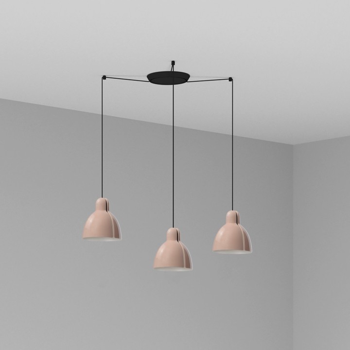 Faro VENICE 3L Lámpara colgante rosa