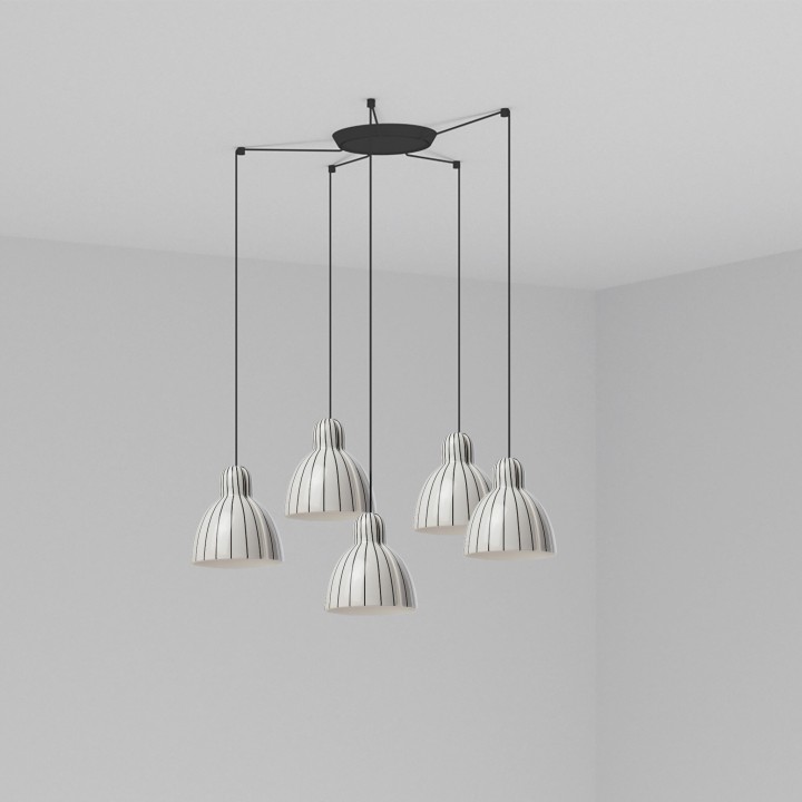 Faro VENICE 5L Lámpara colgante rayas