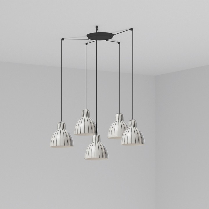 Faro VENICE 5L Lámpara colgante rayas