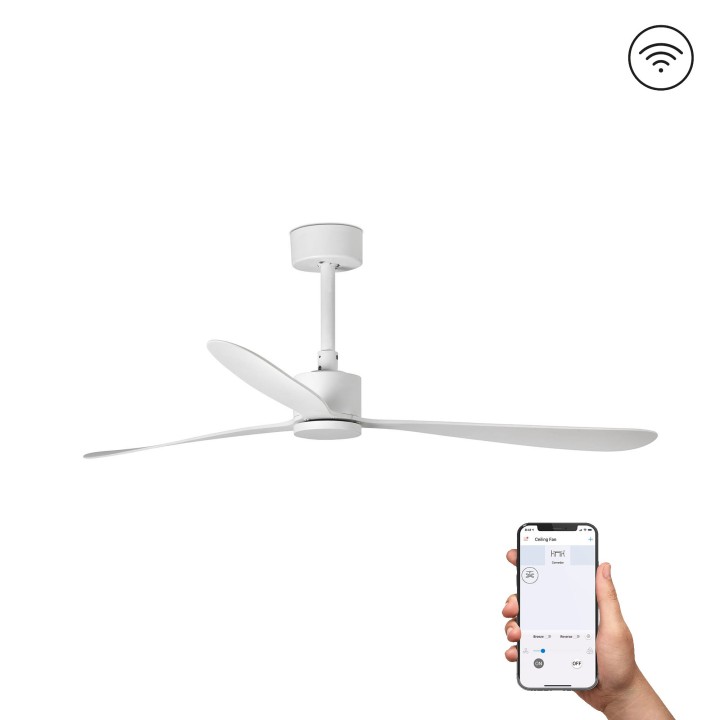 Faro AMELIA L Ventilador blanco SMART