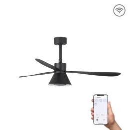 Faro AMELIA L CONE LED Ventilador negro SMART