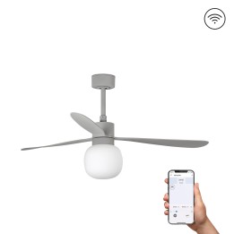Faro AMELIA L BALL LED Ventilador gris SMART