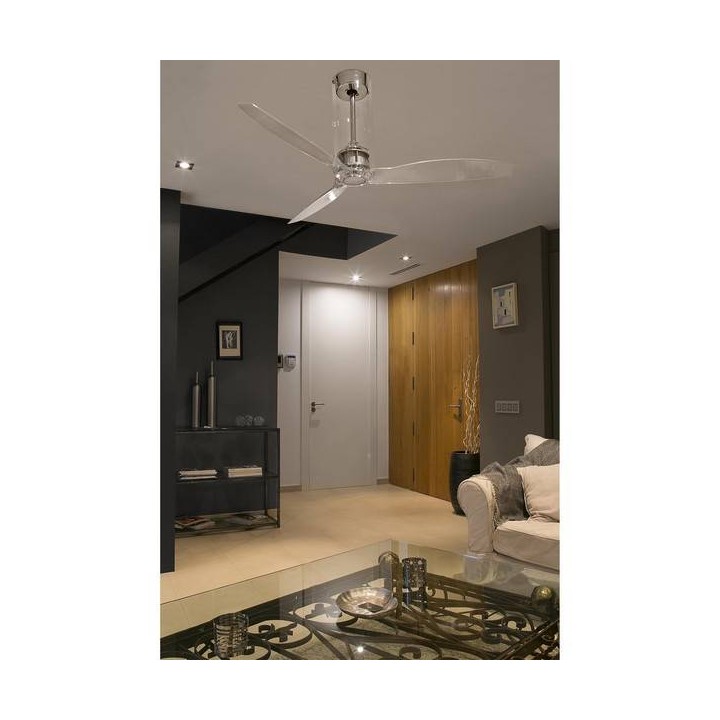 Ventiladores de Techo Faro TUBE FAN Ø128 CMS CRISTAL 3 PALAS