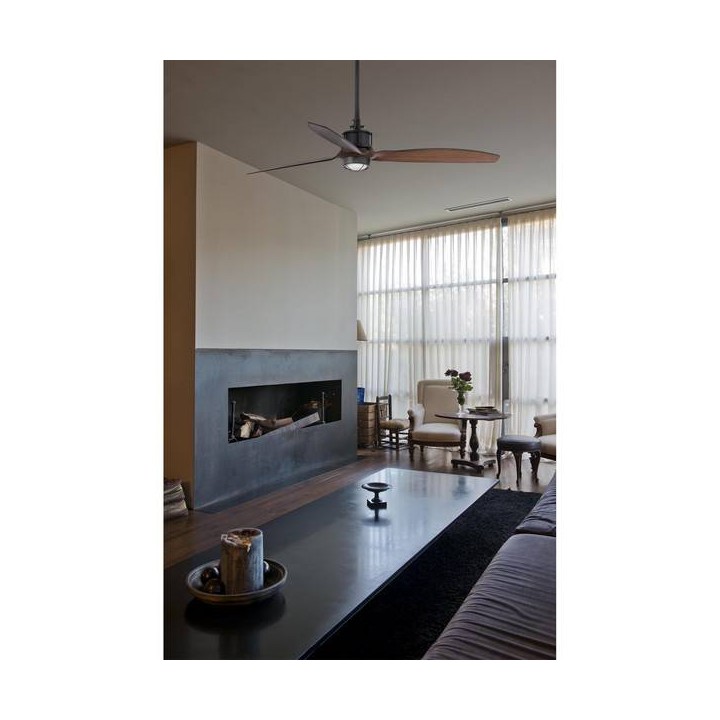 Faro KIT LUZ NEGRO LED 17W 3000K ETER,TUBE, JUST FAN