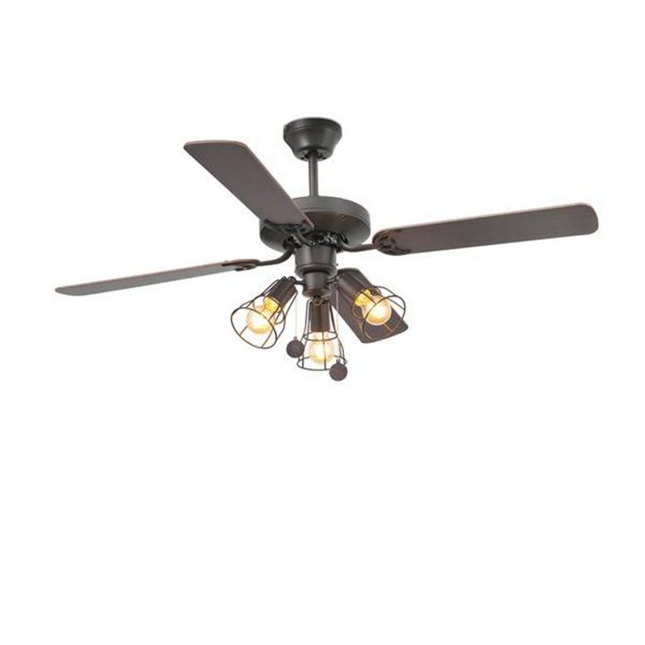 Ventiladores de Techo Faro YAKARTA Ø121CM MARRON 4 PALAS