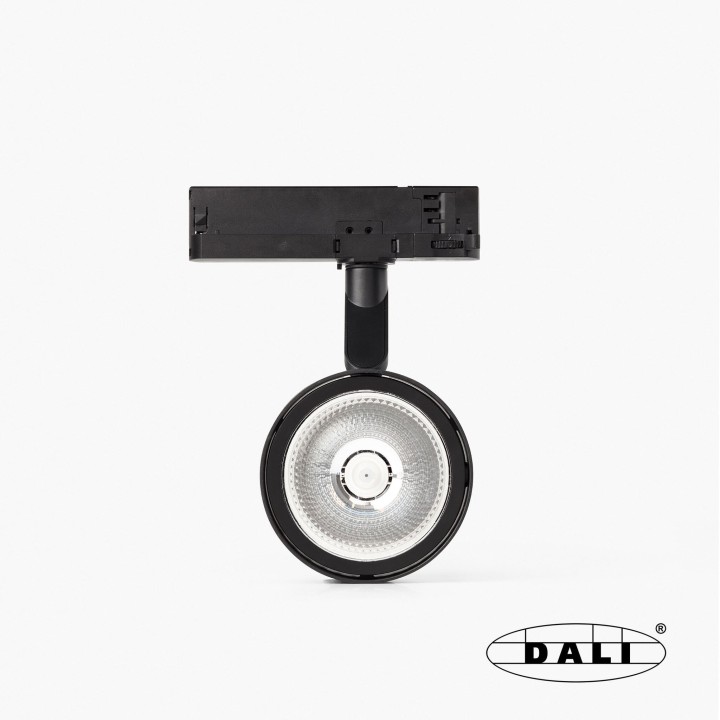 Faro TARGET proyector carril negro 13W 35° MEAT dali Faro 0214MT32D