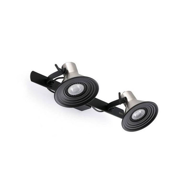 Apliques Faro CUP-2 APLIQUE SATIN NIQUEL 2 X GU10 LED 8W