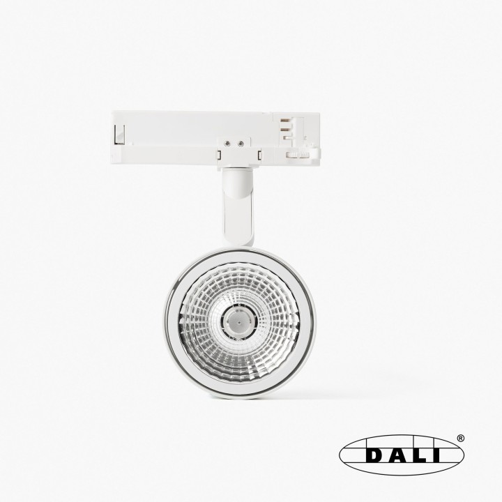 Faro TARGET proyector carril blanco 13W 35° FASHION dali Faro 0214FS31D