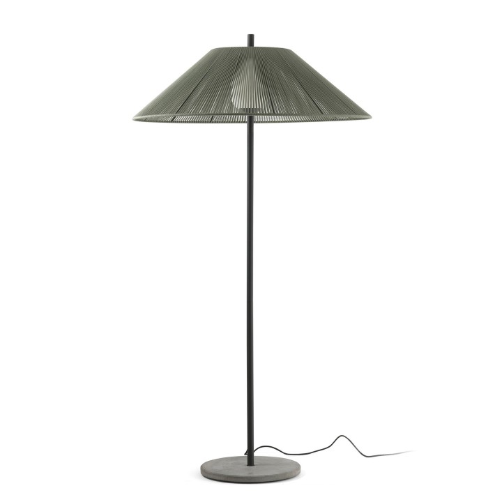 Faro SAIGON OUT Lámpara de pie verde oliva olivan 2M C100 Faro 71569-12