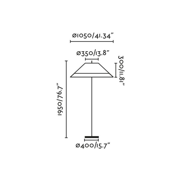Faro SAIGON OUT Lámpara de pie verde oliva olivan 2M C100