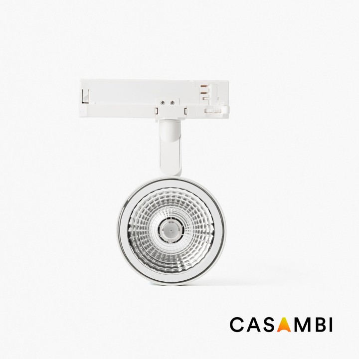 Faro TARGET Proyector blanco 28W leaf 15° Casambi Faro 0114LF11W