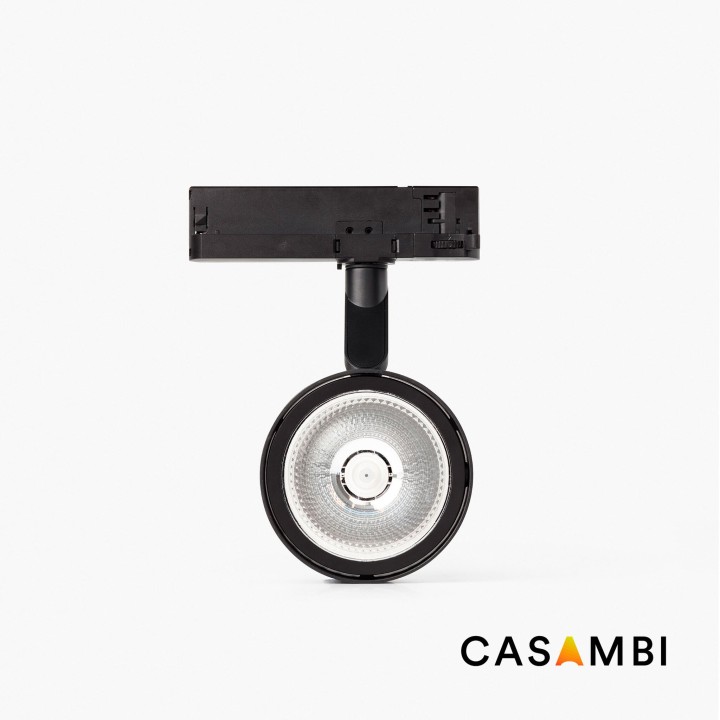 Faro TARGET Proyector negro 28W leaf 15° Casambi Faro 0114LF12W