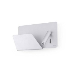 Apliques Faro SUAU APLIQUE IZQ. GRIS PLATA USB LED 3W 3000K