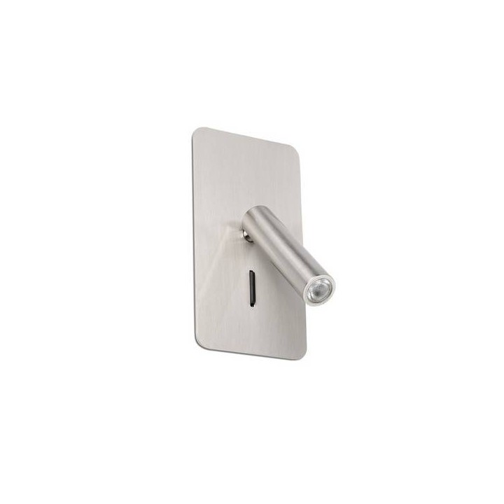 Apliques Faro SUAU EMPOTRABLE NIQUEL MATE LED 3W 3000K