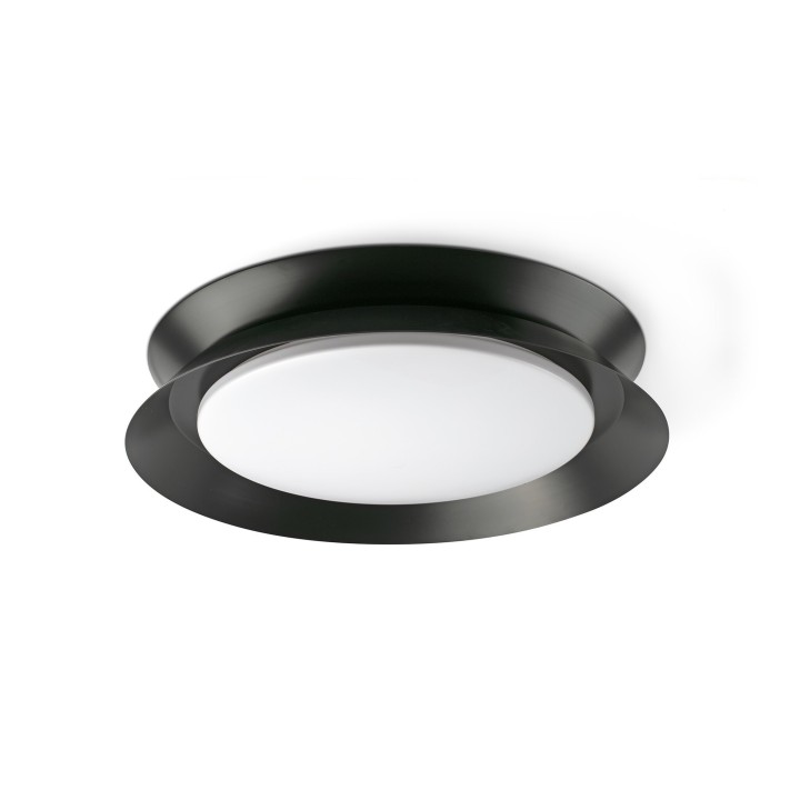 Faro TENDER Lámpara plafón negra 2700K Faro 20093