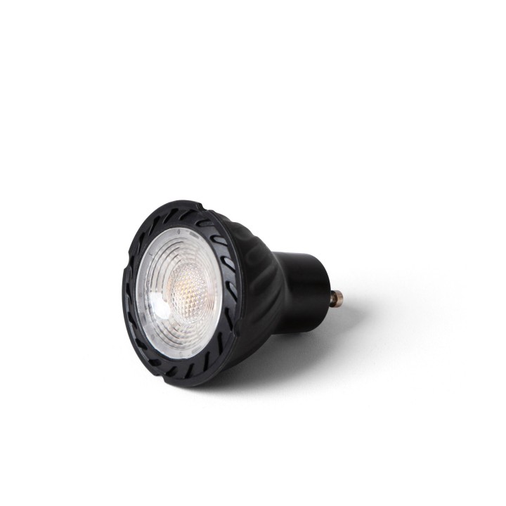 Faro Bombilla GU10 LED 5W 2700K 60° negra Faro 17334