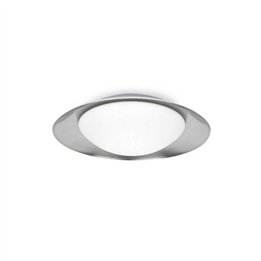 Plafones Faro SIDE PLAFON Ø390 BLANCO/NIQUEL MATE LED 15W 3000K