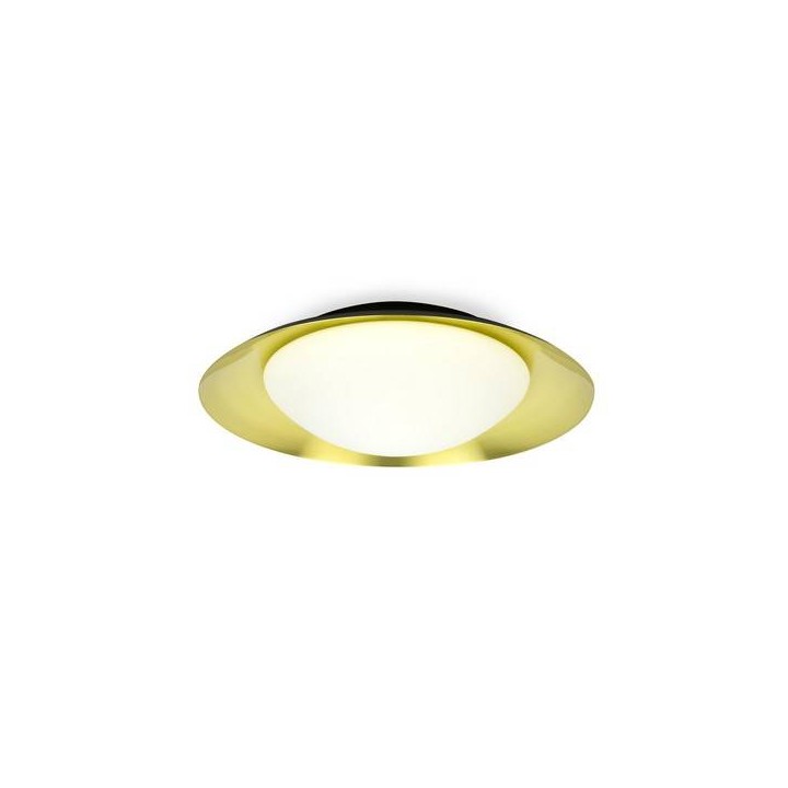 Plafones Faro SIDE PLAFON Ø390 NEGRO/ORO SATINADO LED 15W 3000K