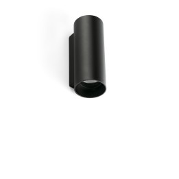 Faro KOV 2L Lámpara aplique redondo negro 3000K 34°/34° Faro 71791-235