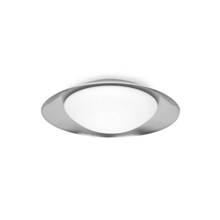 Plafones Faro SIDE PLAFON Ø450 BLANCO/NIQUEL MATE LED 20W 3000K