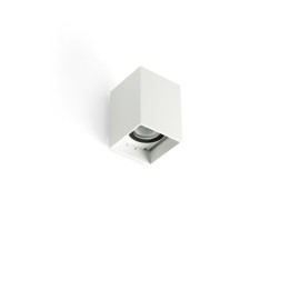 Faro KOV 1L Lámpara aplique cuadrado blanco 2700K 34° Faro 71792-123