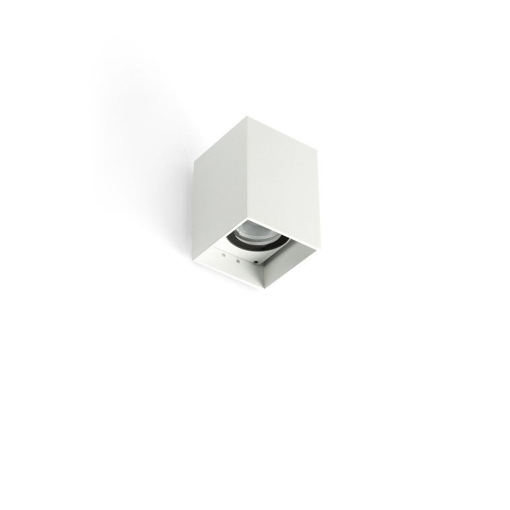 Faro KOV 1L Lámpara aplique cuadrado blanco 2700K 34° Faro 71792-123