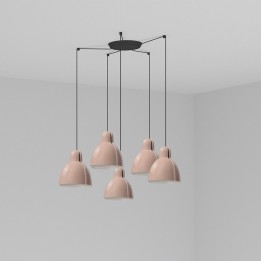 Faro VENICE 200 5L lámpara colgante rosa Faro 64255-126-5L