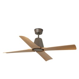 Faro TYPHOON M LED Ventilador marrón/madera SMART Faro 34106WP